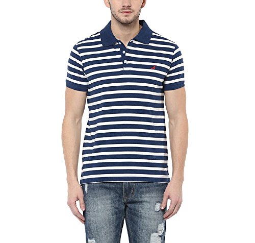 AMERICAN CREW Mens Cotton Polo White and Navy Melange RS.799 (60.00% Off) - Amazon