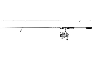 Mitchell MX Pro Combo de Spinning | Set de caña y Carrete para Pesca de Depredadores y Agua Dulce | Caña de acción rápida de Carbono 24T | Carrete con 4+1 rodamientos | Medio-Pesado, 2,13 m, 3000