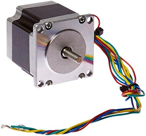Lightobject EMOT-57HSM09 NEMA 23 57HSM09 Stepper Motor, Dual Shaft, 2.8 Amp, 127 oz.