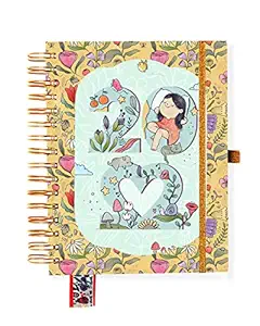 Alicia Souza | The 2022 Ultimate Planner | Planner + Sticker Book + Pocket Planner | Gold Spiral | Goals Tracker | Habit & Budget Tracker | Meal Planner | 292 pages, 120 GSM, 23 x 19 cm