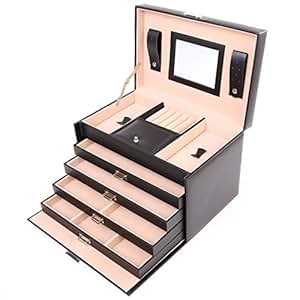 TRESKO® Schmuckkästchen Schmuckaufbewahrung Schmuckkasten