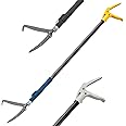 6 Feet Long Arm Telescopic Long Catcher Picker Stick (3.5-6) Feet Heavy Duty Grabber Pickup Garden Stainless Steel Plucking Stick Excellent Grip Handle with Lock Latch Adjustable Length (New)