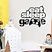 Produktbild Eat Sleep Game Wandtattoo Gaming Gamer Teenager Schlafzimmer PVC Aufkleber für Kinderzimmer 47CM*38CM