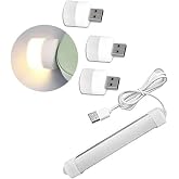 L15 Portable Usb Led Min Tube Light,With High Brightness Cool Day Light For Small Rooms,Car Indoor Mini Light Straight Linear