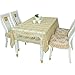 Produktbild BIN FGT Home Klassische Tischdecke Couchtisch Tuch TV Schrank Abdeckung Handtuch Gold, 130 * 180cm