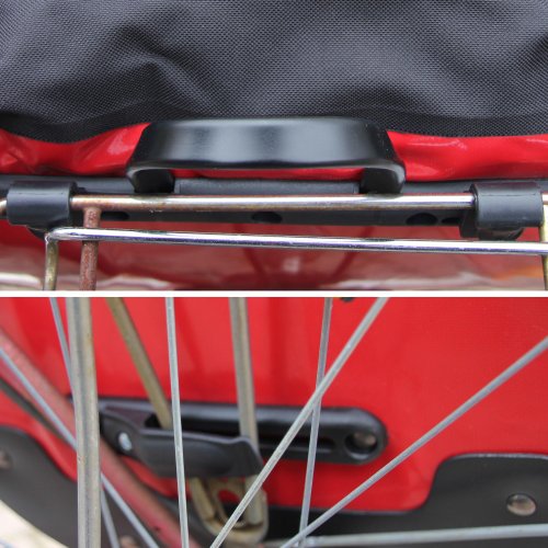 Red Loon Doppelpacktasche LKW Plane wasserdicht rot/schwarz oder schwarz - 5