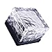 Generic Solar Power LED Color Changing Ice Cube Crystal Glass Ground Brick Path Light - warm white RS.950.00