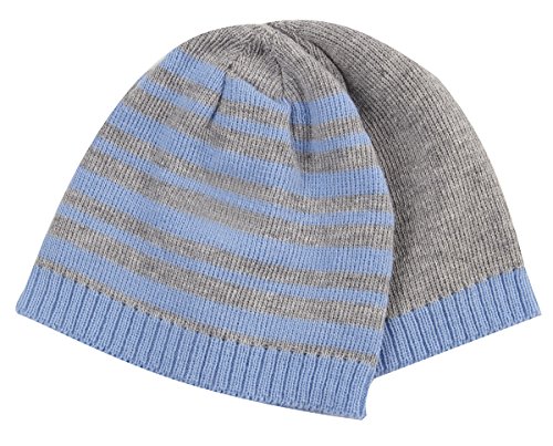 TICK TOCK Babies Baby Boys Beanie Hat Stripy Winter Warm Comfy Soft Multi Pack