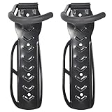 Bike Wall Mount Rack x 2 - Mountable Cycle Storage Hook - Bike Holder Vertical Stand By TRIXES