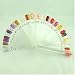 Well-Goal 50pcs Nail Tips Sticks Polish Display Fan Nail Art Tips Display Practice Wheel Tool
