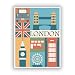 Produktbild 2 x London Vinyl Aufkleber Reise Gepäck # 10106 - 10cm/100mm Wide