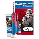 Oral-B Stages Power Kids Electric Toothbrush Featuring Star Wars Characters, Gift Pack Including Toothpaste by Oral-B