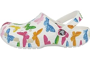 Crocs Zuecos Florales Estampados Clásicos, Obstrucción Unisex Adulto