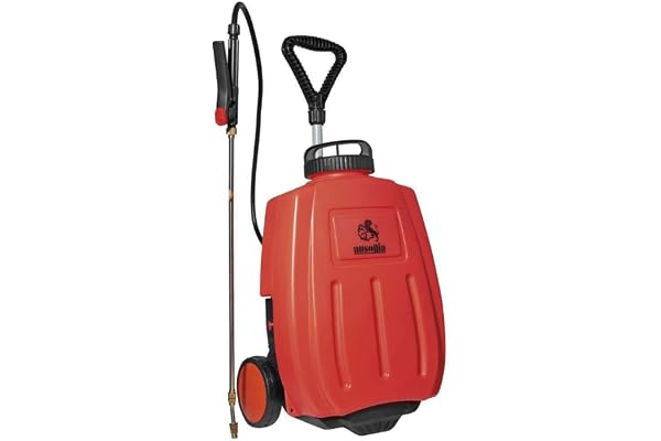 AUSONIA - PULVERISATEUR ÉLECTRIQUE Mobile DE 16 litres Panneau de Commande avec indicateur de Charge de la Batterie et régulateur de Pression de 1,5 à 4 Bars. Batterie 12 V/10 Ah
