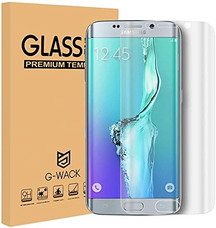 Galaxy S6 Edge Plus Screen Protector,G-WACK 0.2mm 9H Tempered Glass Screen Protector Case [Curved Full Coverage ] For Samsung Galaxy S6 Edge Plus[Life Warranty ] (Transparent)