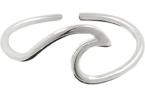 ENTREPLATA Anillo de Plata de Ley 925 Ajustable para Pie. Para Mujer Niña Chica Hipoalergénico. Anillo Pequeño Abierto Dedo Meñique