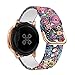 Produktbild Armband für Samsung Galaxy Watch 42mm/Active 40mm, Smartwatch Zubehör Silikon Drucken Ersatzarmband Armbänder Smartwatch für Frauen (F)