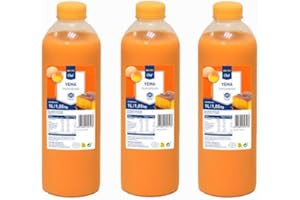 MAKRO CHEF METRO Chef Huevos Liquidos, Huevos Enteros, Claras Pausterizadas, Yemas Pausterizadas Para tu cocina y Postres. (Producto refrigerado) (Yema de huevo botella 1 L, 3 Botellas))