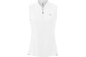 MoFiz Top Femme sans Manches Débardeur Sport T Shirt Respirant avec Fermeture éclair