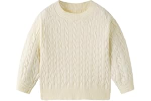 DivingBirds Boys Girls Knitted Jumper, Kids Knitwear Crew Neck Spring Autumn Winter