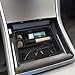 Produktbild Womdee Tesla Model 3 Zubehör, Tesla Model 3 Console Organizer Palette Lager Box Behälter mit Münzkartengläsern Box Insert Armrest Storage Holder für Tesla Model 3 Accessories