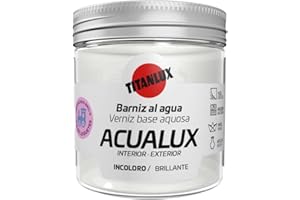 Titanlux Acualux Barniz al agua Brillante Incoloro 75 ml