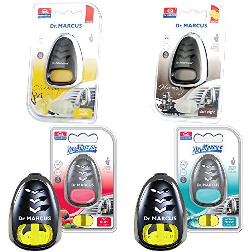 Lot de 4 Désodorisant Diffuseur Aerateur Dr Marcus pour Voiture