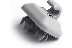 KAIAIWLUO Car Sun Visor Hook,Auto Sun Visor Clip Grey Inner Sun Visor Hanger Clip Bracket Replacement for Au-di A1 A3 A4 A5 A4L A6L A7 Q3 Q5