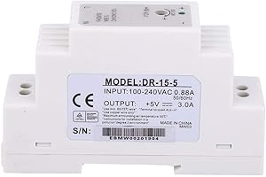 Samfoxy Alimentation sur Rail DIN-Samfox 15W 5V 3A Alimentation à découpage sur Rail DIN Alimentation sur Rail DIN Alimentation à découpage 5V