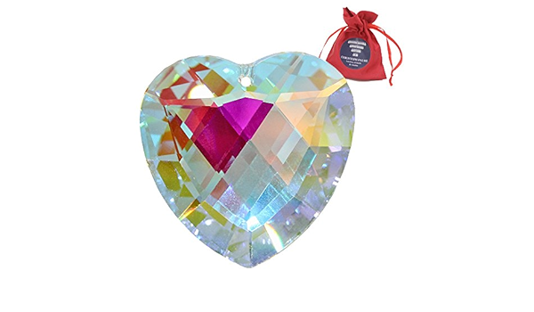 Christoph Palme Leuchten Kristall Herz D 40mm Geschenk Zu Valentinstag Und Muttertag Kristallglas Mit Regenbogenfarben Dekoration Zum Aufhangen Amazon De Kuche Haushalt Wohnen