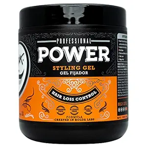 Rolda Styling Gel Power Fix Super Strong Hold Alcohol Free Clear 500g Unisex