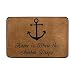 Produktbild Uosliks Entrance Doormat Home is Where The Anchor Drops Indoor Türmatte Non-Slip Doormat 23.6 by 15.7 Inch Interlayer Polyester Machine Washable Polyester Fabric