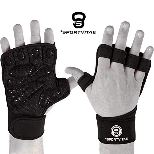 Sportvitae Calleras Crossfit Weightlifting Gym Gloves Guantes de Gimnasio Ventilados