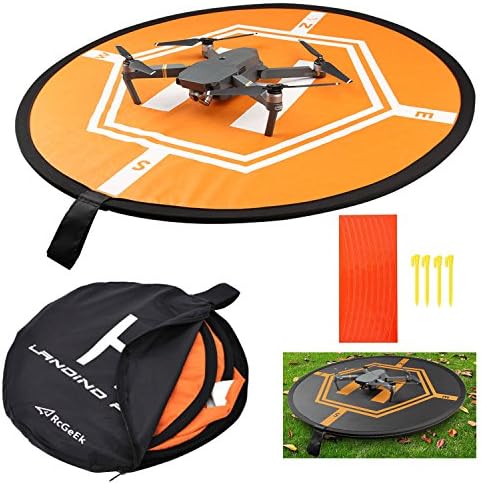 Drone Landing Pad DJI, Taotree Helipad for RC Drones Helicopter DJI Mavic Pro and RC Phantom 2/3/4/4 Pro, 32" (80cm) (Drones Not Included)
