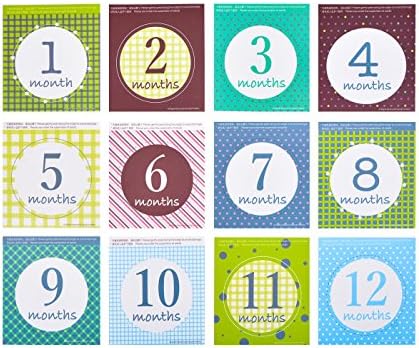 Baby Month Stickers Best Birthday Shower Gift