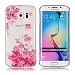 Produktbild Samsung Galaxy S6edgeEPFT Transparente TPU Softshell weiche Texturmodisch Federleicht flexible leicht zu tragen rutschfestes Rundum-schutz