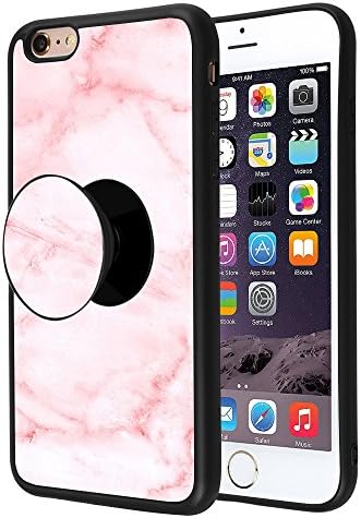 iPhone 6/6s 4.7 inch Case With Pop holder, Pink Marble TPU Material For iPhone 6 iPhone 6S 4.7 inch