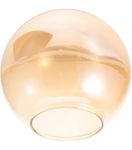 Glaskugel Lampenschirm | 13 Cm Durchmesser | Transparent | Ersatz Für Pendelleuchten & Kronleuchter