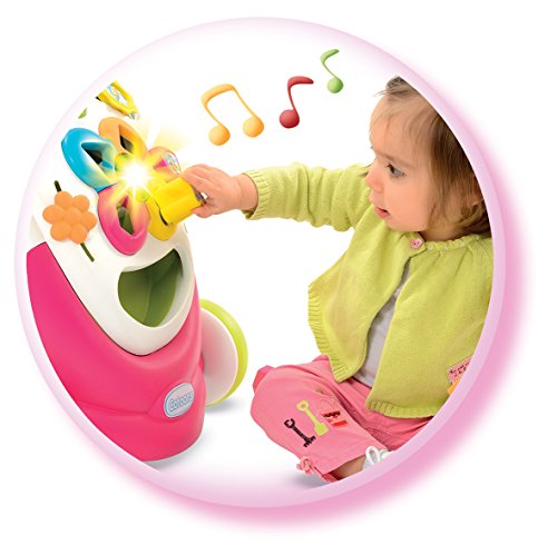 Smoby 110304 Cotoons 2-in-1 Lauflernwagen + Spielstation, rosa - 3