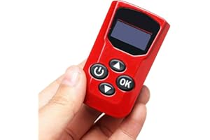 TOTMOX Telecomando 12V/24V per riscaldatore di parcheggio ad aria diesel per auto, parte riscaldante per auto portatile universale, rosso