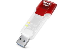 ‎AVM AVM FRITZ!WLAN Stick AC 860 międzynarodowy (klient USB WLAN N do sieci bezprzewodowych, do 866 Mb/s (5 GHz) i do 300 Mb/s, (2,4 GHz)