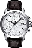 Tissot Herren-Armbanduhr Chronograph Automatik Leder T055.427.16.017.00