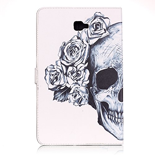 Romtronic Cute Colorful Flip Tasche PU Leder Abdeckung Stand Schutzhülle für Samsung Galaxy Tab A6 10.1 Pouces SM-T580 / SM-T585 + 1 x Schwarz Stylus (Design 05) - 3