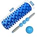 Produktbild Yiwa Fitness-Set Bodybuilding Yoga, Pilates Hohl Mace Stick Massage-Roller Ball für Muskel-Massage-Set, blau