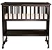 Baby Bassinet with Storage Shelf (Dark Brown)