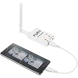 FPV Receiver 5.8G 150CH OTG FPV Receiver 5dBi SMA Female Plastic for Smart Phone PC Monitor White