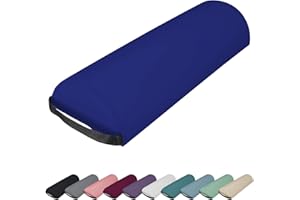 Vivezen - Traversin, coussin demi-rond 66 cm x 22 cm x 12 cm pour table de massage - Plusieurs coloris