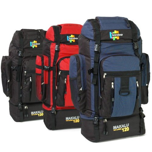 Karabars Large 120 Litres Travel Backpack - 3 Years Warranty!