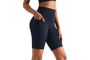 Shorts de Yoga Femmes Taille Haute Legging de Sport Femme Leggings De Yoga pour Femme avec Poches Jogging Danse Course Gym