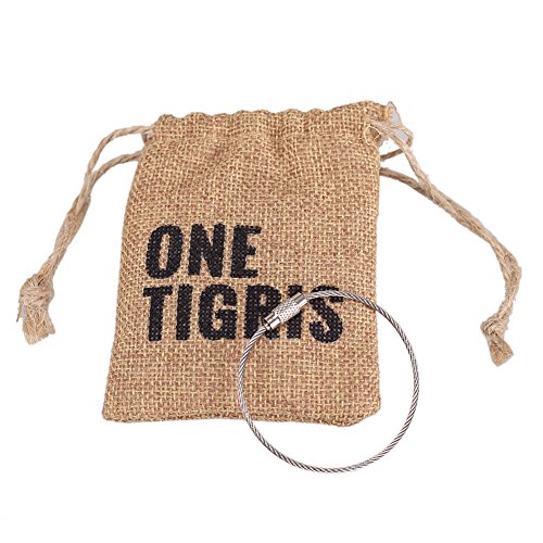 OneTigris 4pcs Heavy Duty Stainless Cable Keyring EDC Keychain 150mm * 1.5mm OneTigris 4pcs Heavy Duty Stainless Cable Keyring EDC Keychain 150mm * 1.5mm